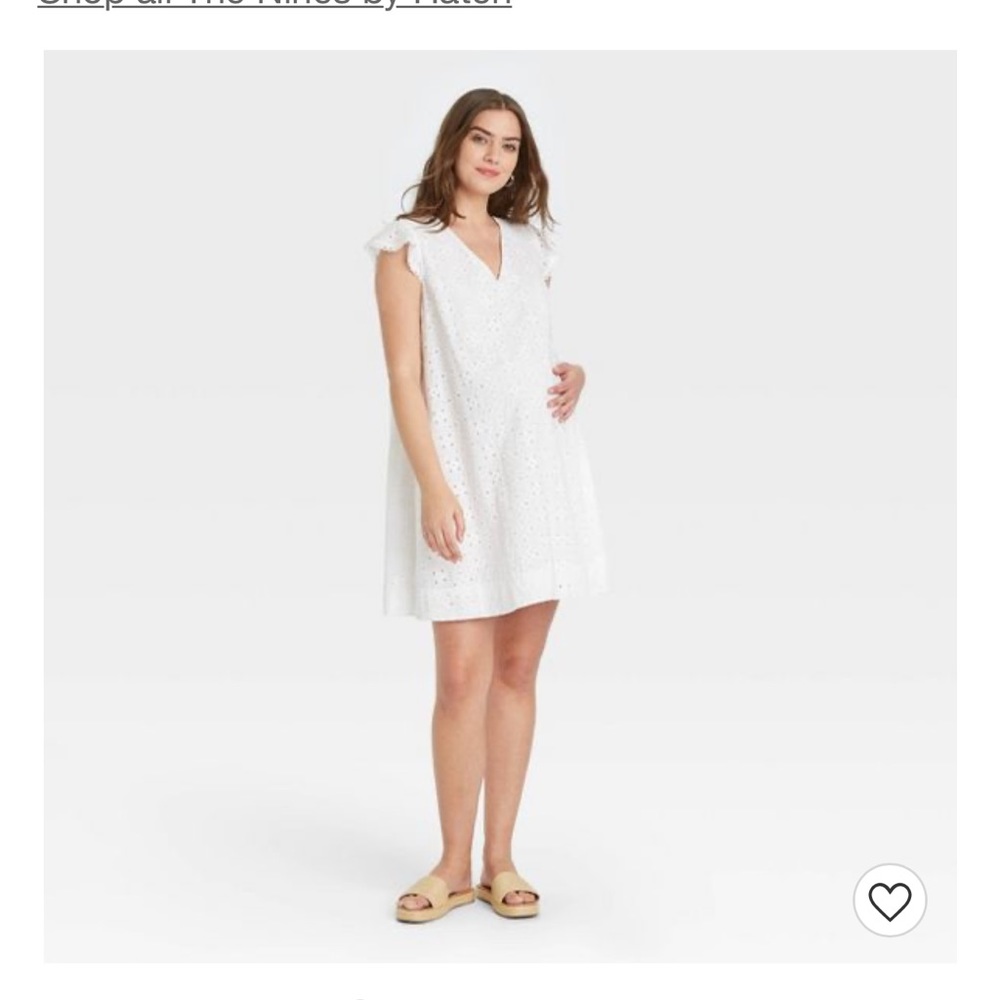 The Nines By Hatch Short Sleeve Maternity Dress